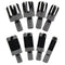 8pcs Wood Plug Cutter Bits, Dowel Bits Set Cork Cutting Tool, Straight & Tapered Bit Set Metric Plug Cutter, Tenon Drill Bit for Woodworking (4 Si...