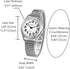 JewelryWe Mens Big Dial Easy Reader Quartz Watch, Gold/Silver Tone Elastic Band Wristwatch for Valentine’s Day...
