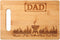 Master Of The Grill And Best Dad Ever Cutting Board Gifts Bamboo Cutting Boards For Kitchen Housewarming Gift Present For Fathers Day 11x7inches...