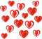 15 Pieces Valentine's Day 3D Heart Hanging Decorations Red Hearts Hanging Ornaments with Red Ribbons Party Supplies for Indoor Outdoor Bridal Show...