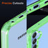 5 in 1 Cover for Samsung Galaxy A15 5G Case with 2 Pack Tempered Glass Screen Protector+2 Pack Camera Lens Protector, Slim Thin Shockproof Phone C...