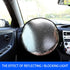 1 Pack Car Steering Wheel Sun Shade Cover, 18.11In x 18.11In Foldable Reflective Thicken Steering Wheel Heat Insulation Cover, Universal Reused Wa...