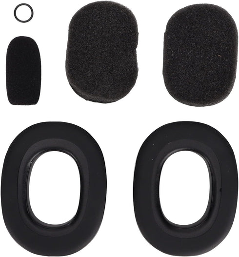 Aviation Pilot Headphones Ear Pads, Replacement Noise Reduction Protective Headset Earmuffs, for David Clark, for Avcomm, for Pilot USA, Soft Sili...