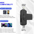USB C Lightning SD Card Reader for iPhone 15 iPad Mac - 2 in 1 Micro SD/SD Card Adapter(Read two cards simultaneously), Portable Digital Camera Ad...