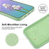 JOYLAND Funny Cute Cats Dog Paws Phone Case for iPhone XR Mustard Green Silicone Cover Avocado Green Animals Cartoon Cover Full Protective Soft Ru...