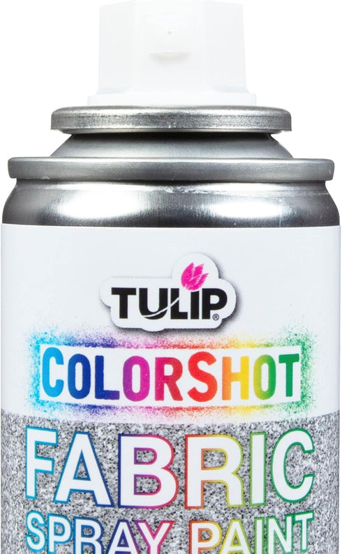Tulip ColorShot Instant Fabric Color 3oz. Silver Shimmer...