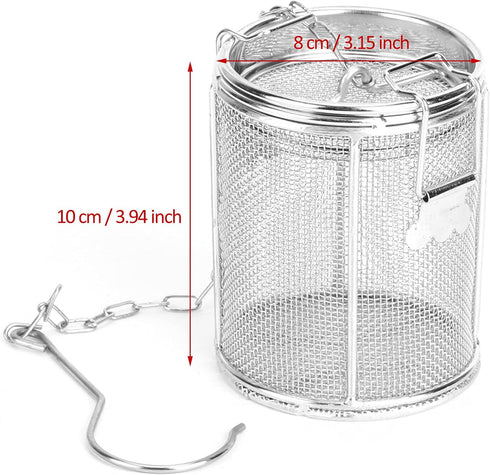 Tea Spice Seasoning Strainer Filter Mesh, Tea Infuser Filter Mesh, Stainless Steel Soup Seasonings Separation Basket Spice Filter, Tea Spice Mesh ...