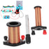Electromagnetic Induction Coil, Induction Coil Electromagnet Kit, Demonstration Teaching with Primary Secondary Cylindrical Iron Core Physics Tran...