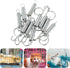 10 PCS Spring Latch for Cages, Multi-Functional Spring Loaded Latch Hook Metal Pet Cages Door Spring Latch for Fixing Small Animal, Rabbit, Dog, C...