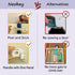 Magnetic Child Proof Door Lock. No Need for Interior Cat Door. Keep Toddler Out of Room with Litter Box While Let Cat in Easily.…...