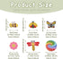 300Pcs Painted Wooden Buttons Insect Theme Poplar Wood Buttons Flower Dragon Fly Butterfly Bee Ladybugs Round Sewing Buttons with Floral Patterns ...