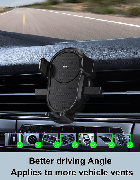 Phone Mount for Car Vent Cell Phone Holder Car Hands Free Cradle in Vehicle Car Phone Holder Mount Fit for Smartphone, iPhone, Cell Phone Automobi...