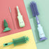 5-in-1 Baby Bottle Brush Set, Bottle Brush for Baby, Baby Bottle Scrubber, Including Silicone & Nylon Bottle Brush, Bottle Cap Brush, Straw Brush,...