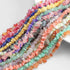 Crystal Stone Necklaces for Women Girls Natural Seed Bead Gemstone Chakra Necklaces Colorful Crystal Healing Chip Choker for Women Jewelry...