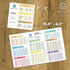 Instant Pot Magnetic Cheat Sheet Set - Pressure Cooker Quick Reference Guide Magnets - Clear and Easy Cooking Time and Liquid Ratio Instructions- ...