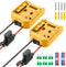 2 Packs Power Wheel Adapter for Dewalt 20V Battery, Power Wheels Battery Converter Kit with Switch & Fuse & Wire Terminals & 12 AWG Wire for DIY R...