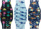 CuteBone Washable Dog Diapers Male with Snaps Reusable Doggie Belly Band for Male Dogs Wraps 3pcs a Pack KDM05XS...