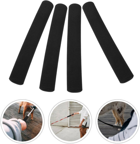 Dog Leash Grip Handle Sleeve Wrap 4pcs Foam Tubing Sponge Cover Pet Leash Wrap Grip Dog Leashes Box Bag Handle Cover Protection Pads...