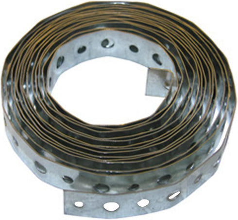 LASCO 13-1603 22-Gauge Galvanized Metal Perforated Plumbers Tape, 3/4-Inch X 10-Feet...