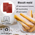 2 PCS Finger Biscuit Silicone Mould, 8 Cavities Cereal Bars Baking Mould, Non-stick Chocolate Bar Mold, for Cnady, Eclair, Bread, Muffin, Soap, Re...