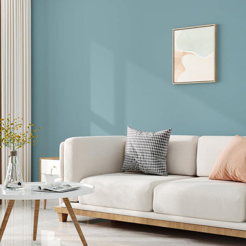 WESTICK Blue Wallpaper Self Adhesive Kitchen Cabinet Wallpaper Peel and Stick Blue Contact Paper for Cabinets and Drawers Teal Contact Paper for C...