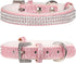 Dog Collar,Cat Collar,Sparkling Rhinestones Dog Collars Adjustable Pet Collars for Puppy Kitten Small Medium Dogs&Cats (XS, Pink)...