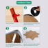 Flexible U-Shape Edge Banding,9.2ft TPE Self Adhesive Veneer Edging Trim,Furniture Edge Corner Protector,for Countertop Table Plywood Cabinets Cha...