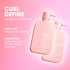 MONDAY HAIRCARE Curl Define Shampoo + Conditioner Set (2 Pack) 12oz Each, Nourishing Curls, Tames Frizz, Enhances Shine with Coconut Oil and Shea ...