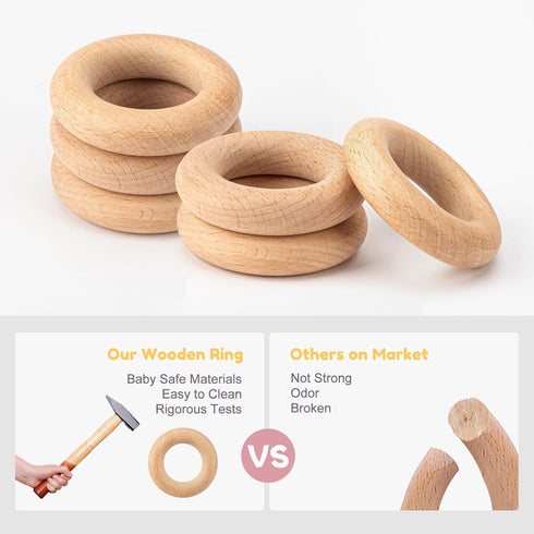 Baby Teething Toys for 0-6 6-12 Months, BPA Free Baby Teether Sensory Toys for Babies 0 3 6 9 12 18 Months, Newborn Infant Toys Gifts for 1 One Ye...