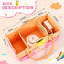 Portable Carrying Case Compatible with Toniebox Starter Set and Tonies Figurines,Travel Felt Cloth Musical Toy Folding Bag for Toniebox Accessorie...