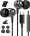 USB C Headphones, USB C Earbuds, USB Type C Earphone USB C Headphone Plug Noise Canceling in-Ear Headphones with Microphone for Samsung S24 Plus S...