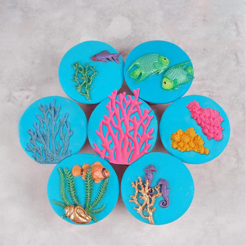 Coral Seaweed Silicone Molds Coral Fondant Mold For Cake Decorating Cupcake Topper Candy Chocolate Gum Paste Polymer Clay...