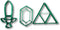 Legendary Sward and Stones Cookie Cutters (Set of 3)...