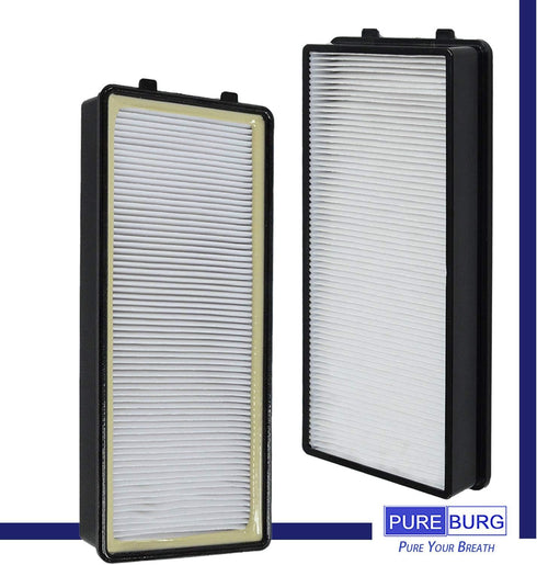 PUREBURG AT-OFL True HEPA Replacement Filters Compatible with Homedics AT-PET01 AT-PET02 AR-45 Oscillating Tower Air Purifiers Part AT-OFL, H13 Ai...