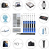 Eyeglass Repair Kits, Kingsdun Eye Glasses Repairing Kit with Precision Screwdriver Set & 1200PCS Screws, Curved Tweezers for Eyeglass, Sunglasses...