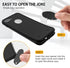 for iPhone 8 Plus & 7 Plus Waterproof Case - Underwater Snowproof Dirtproof Shockproof Cover Black/Gray...