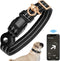 Auroth Airtag Dog Collar, Adjustable Air Tag Case Holder Dog Collar for Medium Large Dogs, Airtag Dog Collar Holder with Heavy Duty D Ring Tangle ...