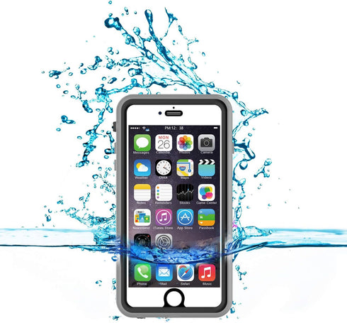 CellEver Waterproof Case for iPhone 6s Plus/iPhone 6 Plus, 5.5-Inch, Clear Waterproof IP68 Certified Shockproof Sandproof Snowproof Full Body Seal...