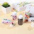 4Pcs Clear Pill Bottles, 80ml Empty Plastic Medicine Bottles, Reagent Bottle with Caps, Small Travel Pill Case, Chemical Containers for Liquid Sol...