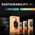 Ounce Wireless Bluetooth Speaker - IPX7 Waterproof Mini Portable Speaker with 16 Hour Battery, Downward Firing Passive Radiator, and Ballistic Nyl...