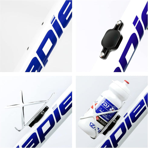 Thinvik Bike Mount for Hidden AirTag - Anti Theft Waterproof Kettle Holder - GPS Bike Tracker Protector...