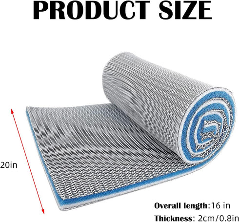 Eagles 8D Aquarium Filter Media,20 x 16 Inches Pond Filter Medi for Fish Tank and Pond, Washable and Reusable Koi Pond Filter Pad 8-Layer Super Fi...
