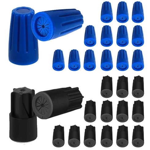 30PCS Waterproof Wire Electrical Connectors 22AWG-12AWG, Outdoor Seal Electrical Twist Nuts Caps Cable Terminal Connector for Landscape Light, Irr...
