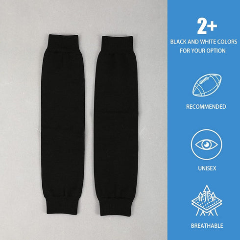 Football Leg Sleeves Men& Youth, Calf Compression Sleeve for Men Women, Football Socks Sport Running Football Accessories for Adult Athletes, Blac...