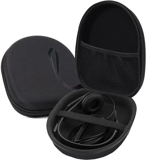 Travel Hard Case Headset Headphones Protective Storage Carrying for Logitech H390 H540 H340 H570e H151/ Jabra Evolve 40/20 UC/ Evolve2 30/ Poly Vo...