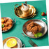 Amphora Snack Plate Housewarming for Housewarming Stainless Steel Food Plate Fried Chicken Serving Tray Flat Bottom Wok Camping Griddle Paella Ski...