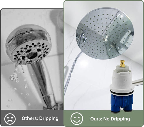 RP19804 Shower Cartridge Replacement for Delta 1300/1400 Series Shower Faucet, Compatible with Delta Monitor Rough-in Valve and Single-Hanlde Trim...