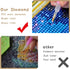 Ginfonr 5D DIY Mosaic Diamond Painting Kits White Tiger Full Drill, Paint with Diamonds Art Animals Cross Stitch Embroidery Rhinestone Craft for H...