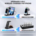 Wireless Charger for iPhone - 5 in 1 Charging Station for Multiple Devices Apple: Fast Wireless Charging Stand Dock for iPhone 15 14 13 12 Pro Max...