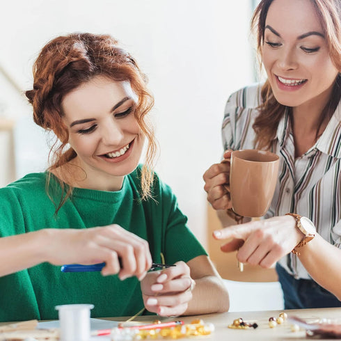 2 Pcs Split Ring Pliers Crimping Pliers Jewelry Jump Ring jewelry Pliers for Opening Split Ring or Key Chain, Wire Flush Cutter Pliers Set for Jew...